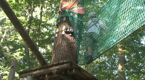 Adventure parc 31 Stock Footage 813195