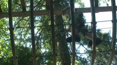 Adventure parc 32 Stock Footage 813206
