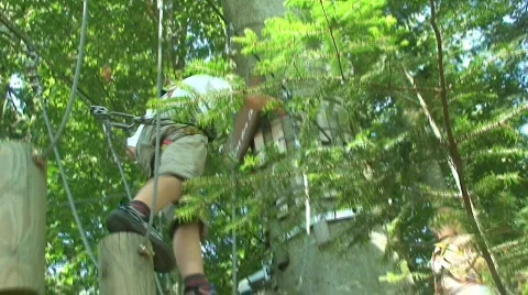 Adventure parc 38 Stock Footage 813476