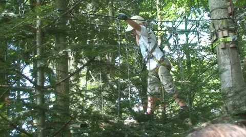 Adventure park 12 Stock Footage 811995