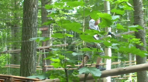 Adventure park 8 Stock Footage 811865