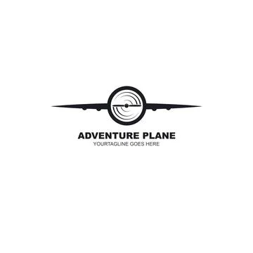 Adventure plane vector icon illustration design Stock Illustration