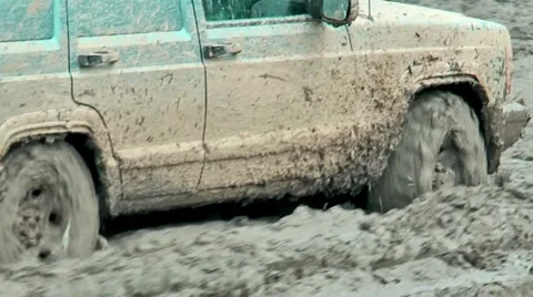 Adventure race  in the mud Stock Footage 36678032
