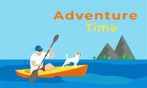 Adventure Time Illustrazione stock