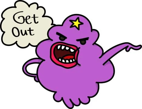 Adventure time (princess) Stock Illustration