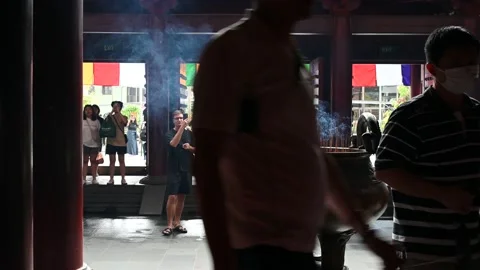 Adventurous tourist Stock Footage 234798396