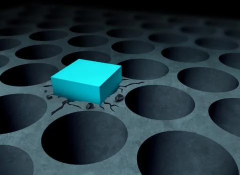 Adversity Strategy Concept 库存插图