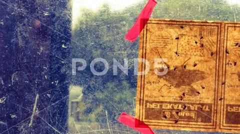 Advertisement On The Glass Stock Photos