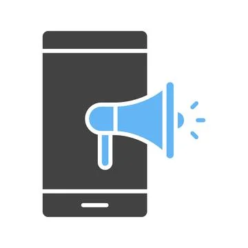 Advertisement icon vector image. Stock Illustration