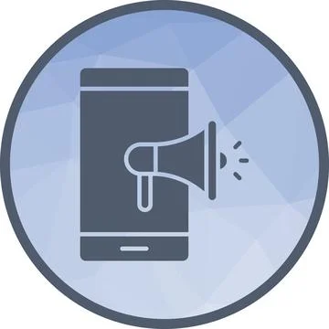 Advertisement icon vector image. Stock Illustration