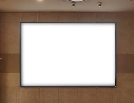 An advertisement on the wall Stock Photos