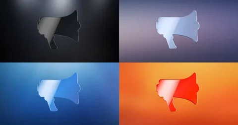 Advertising 3d Icon Stock Footage 69774418