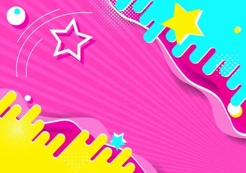 Advertising banner template. Template for web and print design Stock Illustration