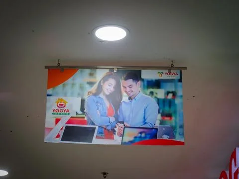 Advertising banners 库存照片
