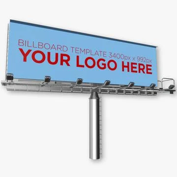Advertising Billboard 3D Model