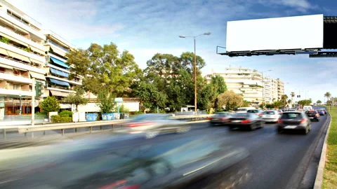  Advertising Billboard Stock Footage 210641333