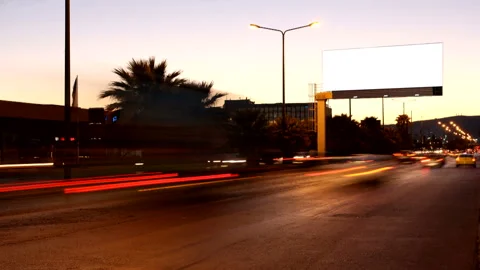  Advertising Billboard Video stock 210643523