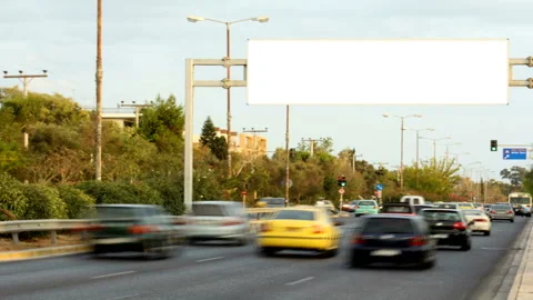 Advertising Billboard Stock Footage 210646481