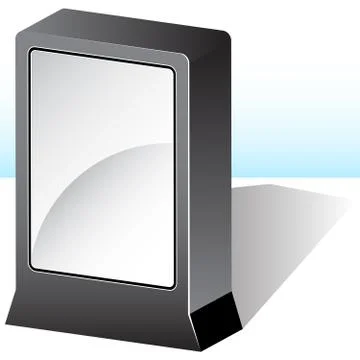 Advertising billboard Stock Illustration