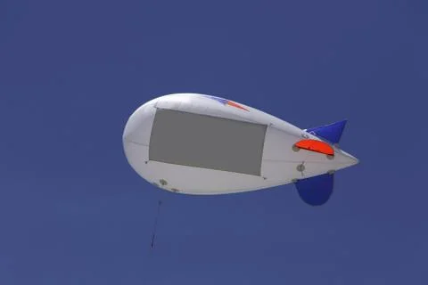 Advertising Blimp Foto stock