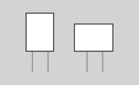 Advertising board Stock-Illustration