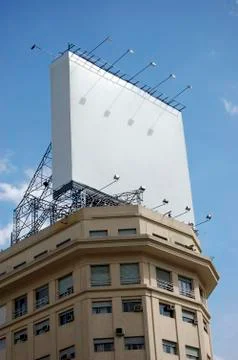 Advertising board Stock Photos