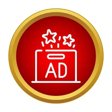 Advertising campaign creating positive feedback and stellar results Stock Illustration