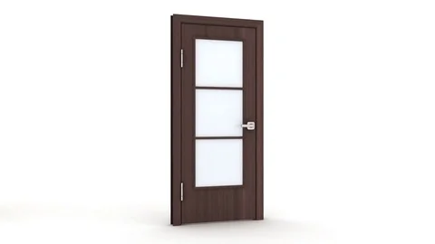 Advertising doors, seamless loop Stock Footage 80112333