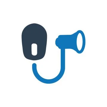 Advertising Icon Stock Illustration