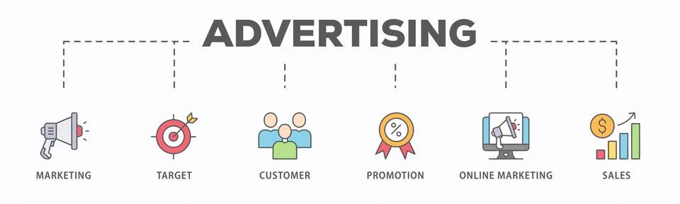 Advertising Stock Illustration
