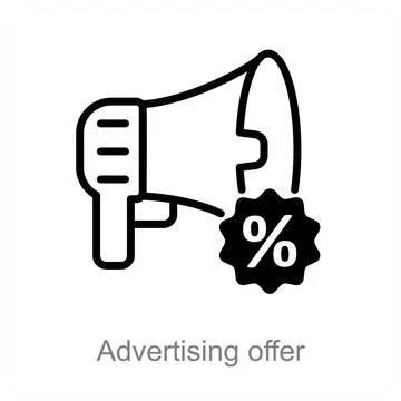 Advertising offer Stock Illustration