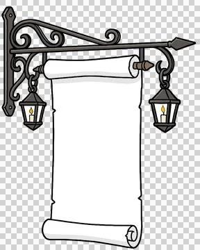 Advertising sign Stock Illustration