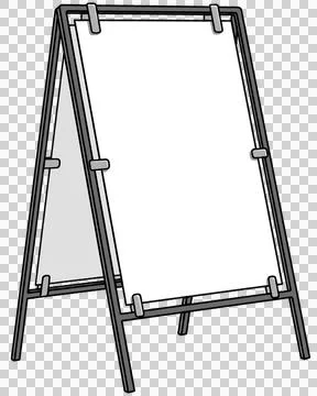 Advertising sign 库存插图