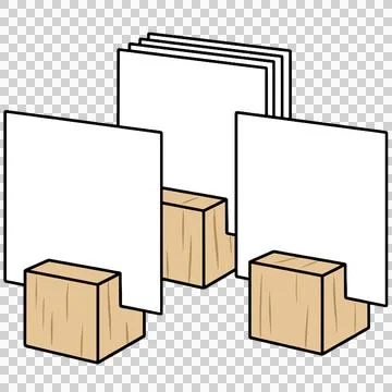 Advertising sign Stock-Illustration