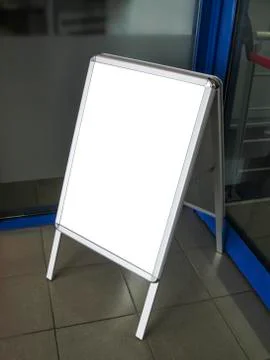 Advertising stand Stock Photos