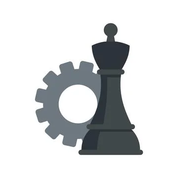 Advertising strategy icon flat isolated Illustrazione stock