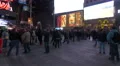 Advertising in Times Square at night in 4K 4k or 4k+ Resolution