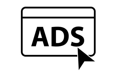 Advertising vector linear icon isolated, Advertising concept can Stock Illustration