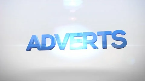 Adverts Text Stinger Stock Footage 66112705