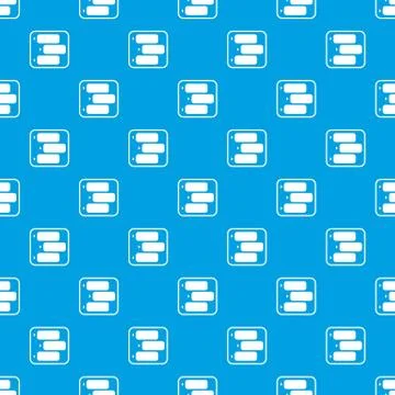 Advice chat pattern seamless blue Illustrazione stock