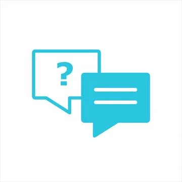 Advice icon. Isolated on white background. From blue icon set. Stock Illustration