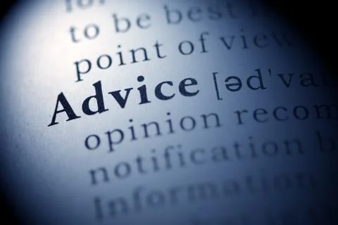 Advice Foto stock