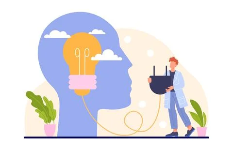 Advice support concept Stock Illustration