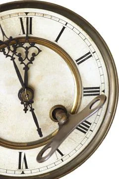 Advices of old clock Stock Photos