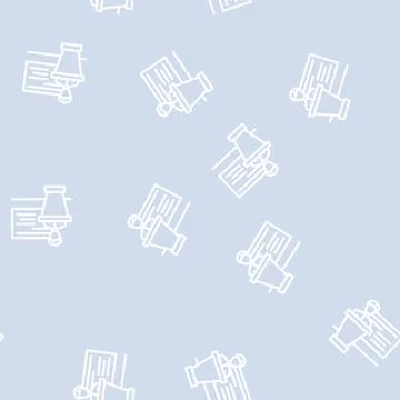 Advisor business consultant line vector seamless pattern Stockillustratie