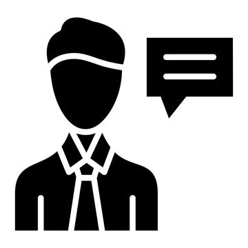 Advisor Vector Icon Design Illustration Stock Illustration