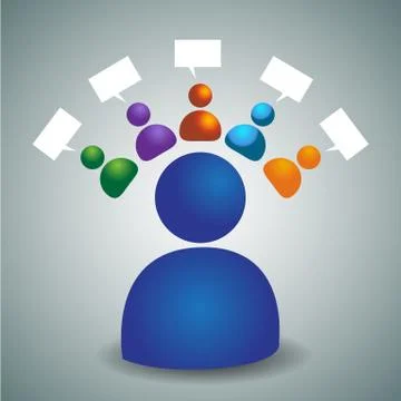 Advisory Team Icon Stock Illustration