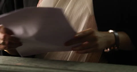 Advocate hands with case papers Stock Footage 166077146