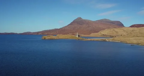Advreck Castle, Inchnadamph Stock Footage 169225375