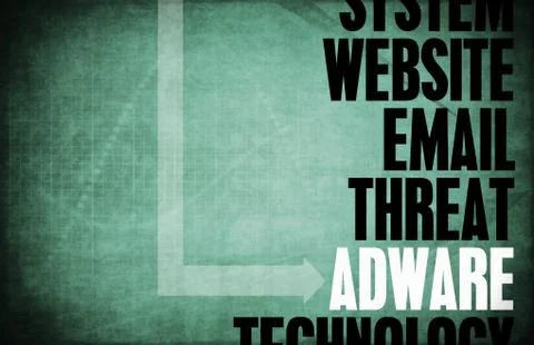 Adware Stock Illustration